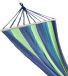 Sunnydays Hangmat Beach Vibes - bleu mélange de couleurs - 200 x 80 cm - avec cadre en bois/cordes - hamac relax