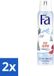 Fa - Déodorant Spray - Winter Splashes Ice Jump - 2 x 150 ml