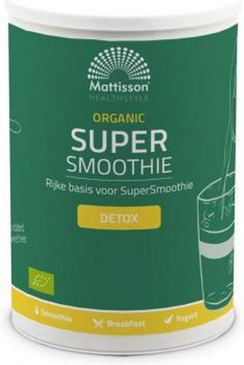 Mattisson Organic supersmoothie detox 500 gram