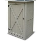 HABAU Armoire de jardin Benno, 76 x 56 x 117 cm, gris