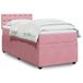 Maison Exclusive - Sommier à lattes de lit avec matelas Rose 90x190 cm Velours