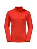 Jack Wolfskin Kolbenberg HZ W 1710791-3033, Vrouwen, Oranje, Fleece, maat: XS