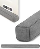 Beautissu Tochtstopper Deur 100 cm - Energiebesparende Koudeblokker Tochtstrip Voor Ramen & Deuren - Tochtrol Grijs Stof Levante