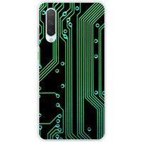 Xiaomi Mi 9 Lite Bedrukt siliconen hoesje Texture circuit geek
