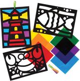 Baker Ross Strand Glas in Lood Decoraties (6 stuks)