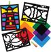 Baker Ross Strand Glas in Lood Decoraties (6 stuks)