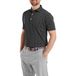 FootJoy Polo Lisle à bout d'aile, Noir/Blanc