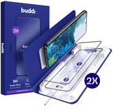 Buddi 2-Pack Screenprotector Geschikt voor Samsung Galaxy S20 FE - Easy Fit Tempered Glass
