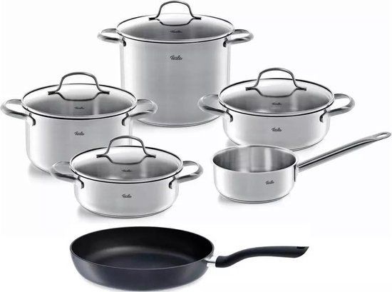 Fissler San Francisco Pannenset met Cenit Koekenpan - 6-delig