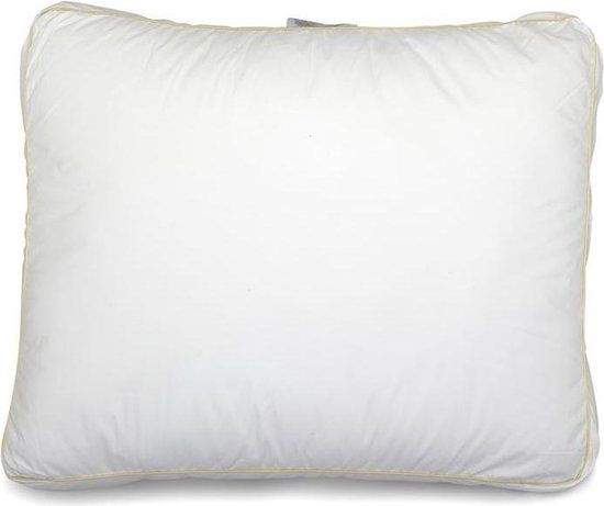 Snoozing Saint-Tropez box hoofdkussen - Wit - 60x70 cm