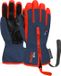 Reusch Gants de sports d'hiver pour enfants - Rouge/Bleu - Taille 5 - Unisexe