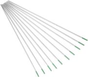 Merkloos / Sans marque Bol 10 stuks wolfraam elektrode staaf - professionele groene tip Tig stick - AC lasmachine WP (10 mm * 150 mm)