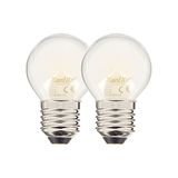 Xanlite - PACK2RFE806PO - LED-lamp met gloeidraad, E14, 806 lm, warm wit - klasse A++ - klassiek - laag stroomverbruik - eenvoudige installatie