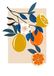 Komar Muurafbeelding - Illustratie Finest Fruits - 50 x 70 cm