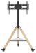 StarTech TV-standaard - Vloerstandaard met wielen - Geschikt voor televisies van 102–191 cm - VESA 600 x 400 mm - Max. 40 kg - Zwart