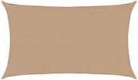 vidaXL Zonnezeil 5x8m HDPE Taupe
