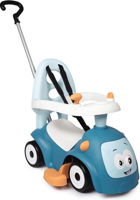 smoby 3- in- 1 Maestro ride-on auto, blauw