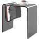Acrylique Table d'appoint - noire - Forme M - 45x30x45 cm