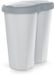 Prosperplast Compacta R Duo Poubelle 40L Gris/Gris cendré