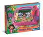 Clementoni E-Lektor Quiz Travel Dora - Educatief spel met interactieve pen en 9 kaarten - meer dan 180 taken - kleuterschool educatief speelgoed voor onderweg - 16683