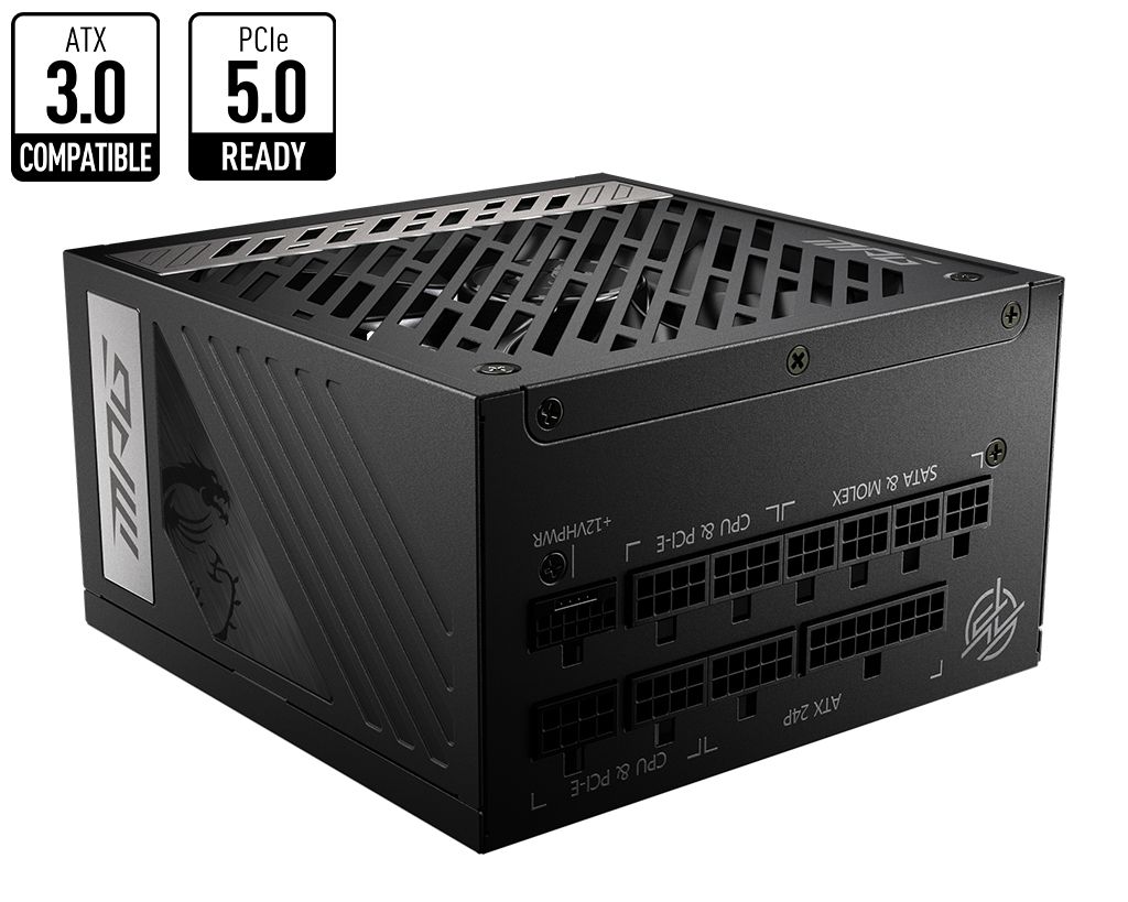 MSI MPG A850G PCIE5 850W 80+ Gold Modular Power Supply