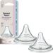 Tommee Tippee Natural Start Deep Latch Driehoekige spenen - set van 2 Fast Flow speen