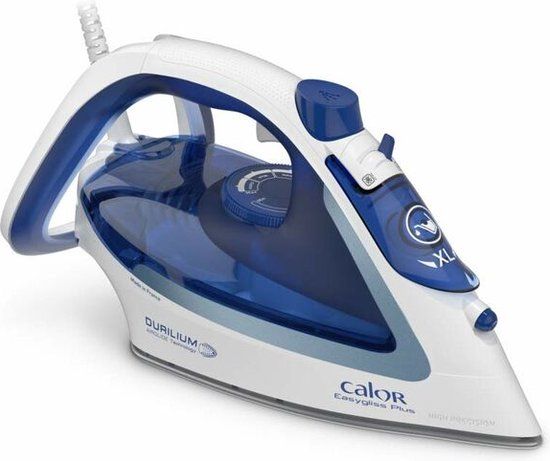 Calor Easygliss Plus FV5715C0 - Dry & Steam Iron - 2400W - Blue/White