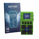 Savvies - Screenprotector voor Zoom MS-90LP Plus - Folie Beschermfolie transparant 18 Stuks
