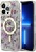 Guess Flower Coque compatible MagSafe - Apple iPhone 14 Pro Max (6,7") - Transparent