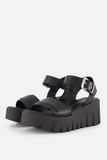 Tamaris Sandalen Met Hak Zwart Leer Maat 36