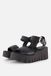 Tamaris Sandalen Met Hak Zwart Leer Maat 36