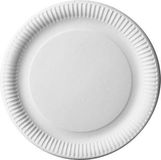 PAPSTAR 50 Borden, karton pure rond Ø 29 cm wit