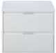 BES LED Porto Badmeubelset 70 cm - Wit Hoogglans - Wastafelbovenblad Wit Hoogglans
