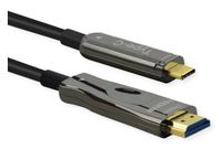 ROLINE 14.01.3474 USB Type-C naar HDMI adapterkabel, 30 m, Zwart