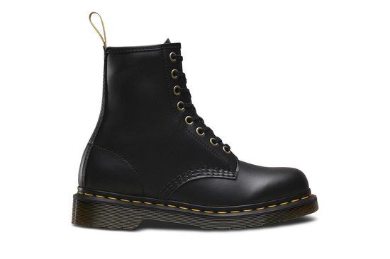 Dr. Martens Vegan 1460 Klassieke laarzen voor dames, zwart, 42 EU