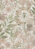 Erismann Vinylbehang 10506-05 - Floralie - Botanisch Wit - 53cm x 10.05m