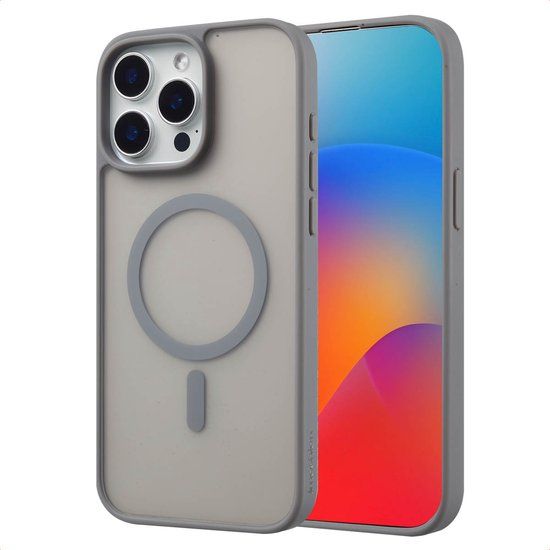 imoshion Color Guard Backcover met MagSafe voor de Apple iPhone 15 Pro Max - Grijs
