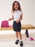 Next - Meisjes - Stretchy katoenen jersey schoolschort - Zwart
