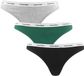 Calvin Klein Underwear Culotte - 3 Pièces - Coton/Élasthanne - Multi - Uni - L
