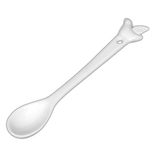 Holst Porzellan ML 011 motieflepel "bruiloftstof" 15 cm, wit - 6 stuks