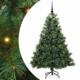 vidaXL Sapin de Noël artificiel avec 150 LED, Vert, 150 cm