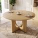 STILVORA Eettafel - Ronde Tafel Voor 4-6 Personen - Scandinavisch Minimalistisch Voor Eetkamer En Woonkamer - MDF - 120x120x75 Cm - Eikenkleur