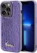 Guess Sequins Script Logo Back Case - Apple iPhone 15 Pro - Purple