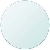 Icecat Plateau de table rond en verre trempé 400 mm