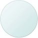 Icecat Plateau de table rond en verre trempé 400 mm