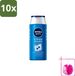NIVEA MEN Strong Power Shampoo - 250 ml - 10 stuks