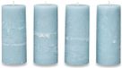 LOBERON Kaars set van 4 Homel blauw