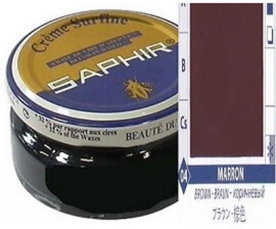 Saphir Creme Surfine (schoenpoets) Bruin