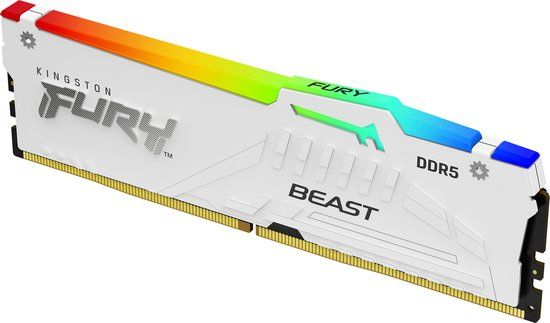 Kingston FURY Beast RGB White - 32 GB DDR5 - 6000 MHz - CL30
