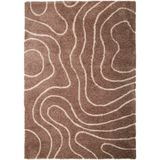 Kwantum Moura Vloerkleed Taupe 190x280 cm